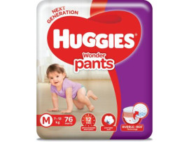 Huggies Wonder Pants diapers - M  (76 Pieces)